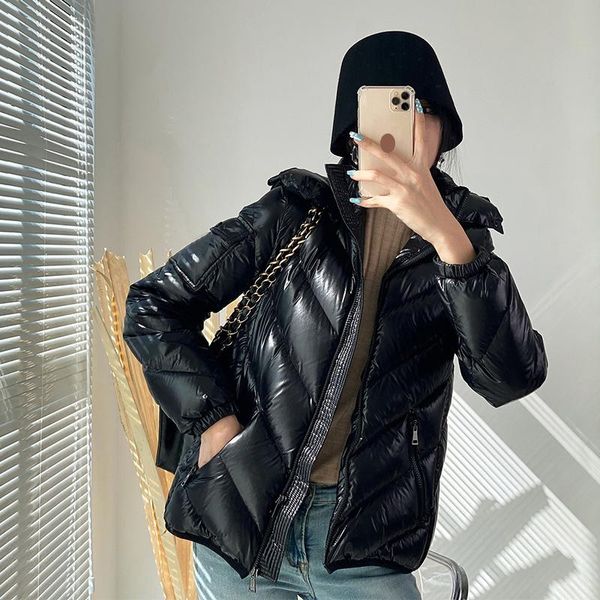 monclair luxury french women's down jacket maya france brand designer hooded collar jackets prismatic coat, Black
monclair luxury french women's down jacket maya france brand designer hooded collar jackets prismatic coat, Black