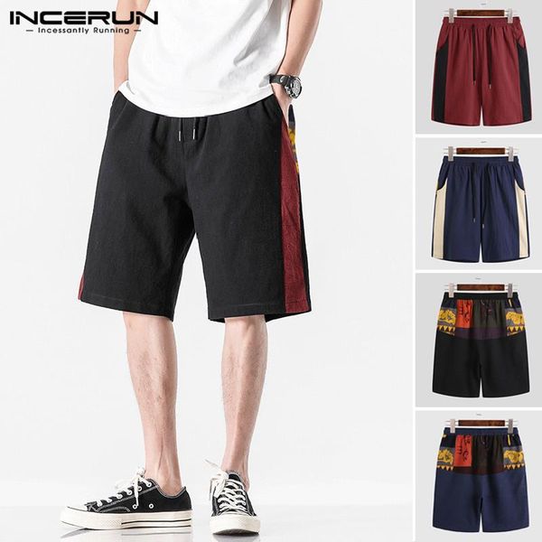 summer men shorts print patchwork cotton breathable loose pockets vintage short drawstring streetwear casual incerun men's, White;black
summer men shorts print patchwork cotton breathable loose pockets vintage short drawstring streetwear casual incerun men's, White;black