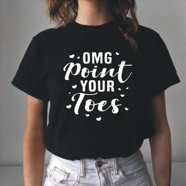 women's t-shirt summer short sleeve t shirt women casual plus size fashion woman tshirts funny point your toes dance print ca, White
women's t-shirt summer short sleeve t shirt women casual plus size fashion woman tshirts funny point your toes dance print ca, White