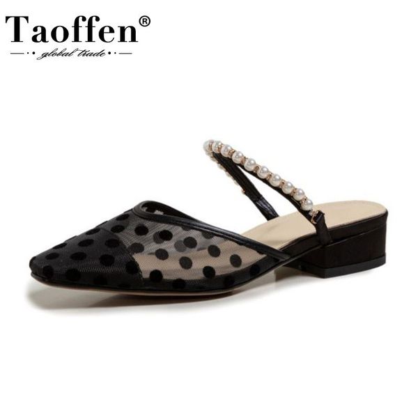 sandals taoffen women pointed toe summer shoe sstring bead casual fashion polka dot ladies footwear size 34-40, Black
sandals taoffen women pointed toe summer shoe sstring bead casual fashion polka dot ladies footwear size 34-40, Black