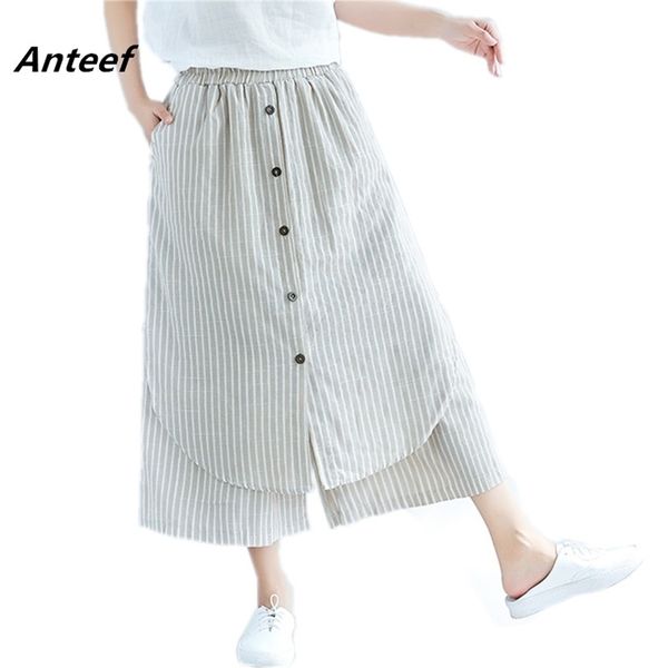 cotton linen vintage plus size casual loose summer trousers women wide leg harem skirt pants pantalon femme streetwear 210517, Black;white
cotton linen vintage plus size casual loose summer trousers women wide leg harem skirt pants pantalon femme streetwear 210517, Black;white
