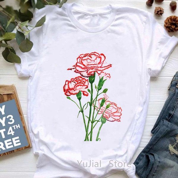 red and pink carnation womens t shirts watercolor painting print tshirts korean style clothes vogue funny shirt white casual
red and pink carnation womens t shirts watercolor painting print tshirts korean style clothes vogue funny shirt white casual