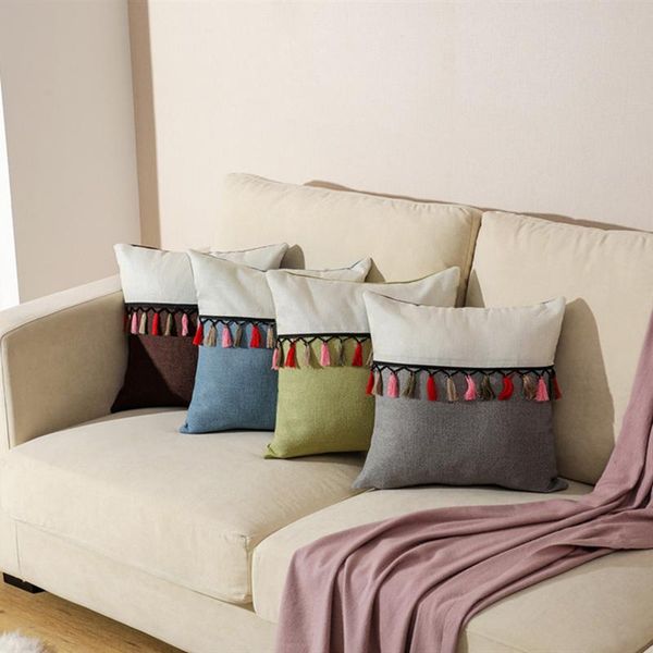 cushion/decorative pillow 45x45cm throw covers linen cushion cover for bed sofa couch bench car home decor comfy square cases with tassels
cushion/decorative pillow 45x45cm throw covers linen cushion cover for bed sofa couch bench car home decor comfy square cases with tassels