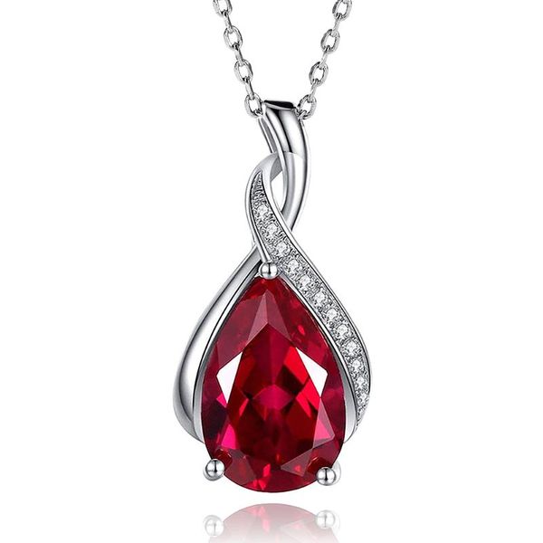 pendant necklaces luxury pear cz necklace women blue/green/red/purple bridal wedding engagement graceful accessories trendy jewelry, Silver
pendant necklaces luxury pear cz necklace women blue/green/red/purple bridal wedding engagement graceful accessories trendy jewelry, Silver