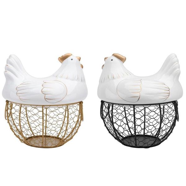 storage baskets ceramic iron chicken egg basket holder snack fruit sundries box hen ornaments container organizer rack
storage baskets ceramic iron chicken egg basket holder snack fruit sundries box hen ornaments container organizer rack