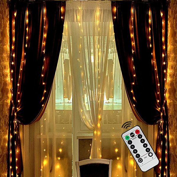 strings 3m led curtain lamp warm white multi string lights remote control fairy garland on window bedroom christmas decorations for home
strings 3m led curtain lamp warm white multi string lights remote control fairy garland on window bedroom christmas decorations for home