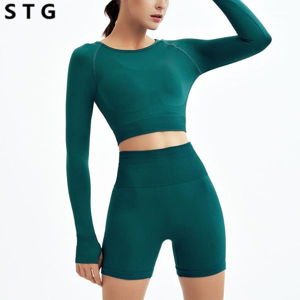yoga outfit 2 pcs women's long sleeve gym running tights sportswear tracksuit sports shorts suit for fitness clothing seamless set
yoga outfit 2 pcs women's long sleeve gym running tights sportswear tracksuit sports shorts suit for fitness clothing seamless set