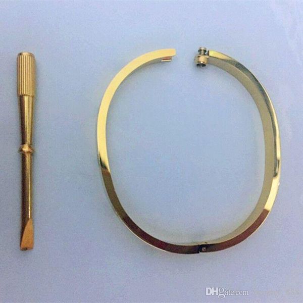 bangle titanium steel love bangles gold silver rose gold bracelets men women screw screwdriver bracelet bangle couple jewelry size 16-21, Black
bangle titanium steel love bangles gold silver rose gold bracelets men women screw screwdriver bracelet bangle couple jewelry size 16-21, Black