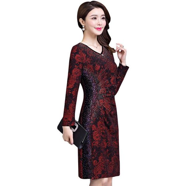 casual dresses 2021 autumn clothing pattern middle age will code waist to show thin printing dress woman mom package hip, Black;gray
casual dresses 2021 autumn clothing pattern middle age will code waist to show thin printing dress woman mom package hip, Black;gray