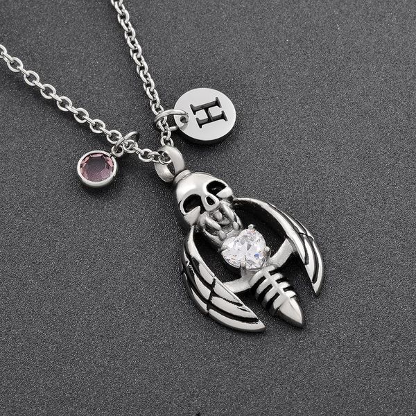 pendant necklaces skull shape cremation urn memorial jewelry for ashes keepsake stainless steel necklace, Silver
pendant necklaces skull shape cremation urn memorial jewelry for ashes keepsake stainless steel necklace, Silver