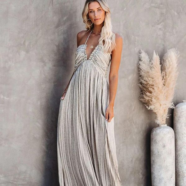 women's swimwear fitshinling bohemian vintage backless maxi dress summer striped slim sundress holiday long robe v neck a line vestidos, White;black
women's swimwear fitshinling bohemian vintage backless maxi dress summer striped slim sundress holiday long robe v neck a line vestidos, White;black
