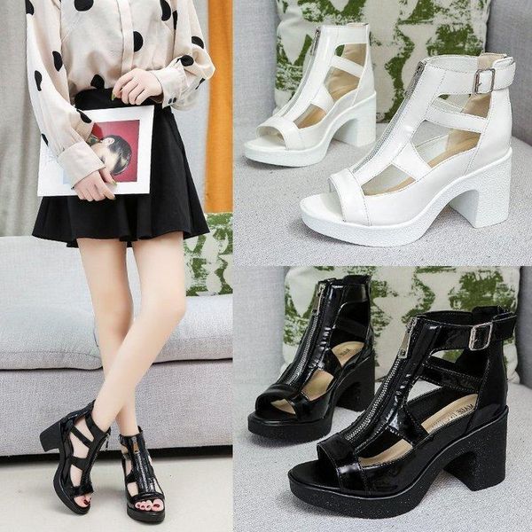 dress shoes 2021 summer ladies high heels wedge heel peep toe ankle buckle zipper comfortable square sandals, Black
dress shoes 2021 summer ladies high heels wedge heel peep toe ankle buckle zipper comfortable square sandals, Black