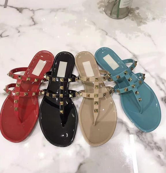 luxury designers lady sandals fashion flat bottom rivet sandal outdoor waterproof multicolor slides sand beach lady flip flops, Black
luxury designers lady sandals fashion flat bottom rivet sandal outdoor waterproof multicolor slides sand beach lady flip flops, Black