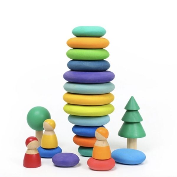 pebble shape solid wood jengle building blocks children's room decorations creative rainbow stone wooden toys home decoration 1020
pebble shape solid wood jengle building blocks children's room decorations creative rainbow stone wooden toys home decoration 1020