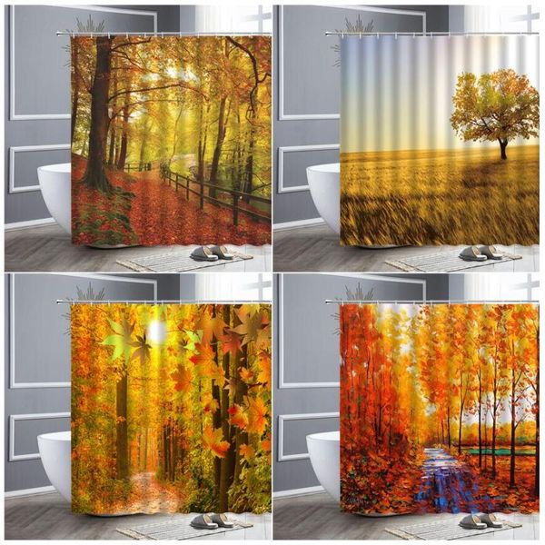 shower curtains autumn scenery curtain maple forest golden yellow red natural landscape waterproof cloth home bathroom decor set
shower curtains autumn scenery curtain maple forest golden yellow red natural landscape waterproof cloth home bathroom decor set