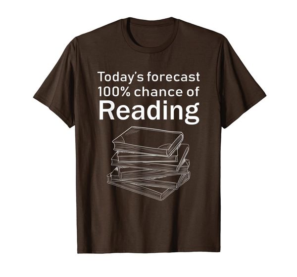 Funny Todays Forecast 100% Chance of Reading Book Lover T-Shirt, Mainly pictures
Funny Todays Forecast 100% Chance of Reading Book Lover T-Shirt, Mainly pictures