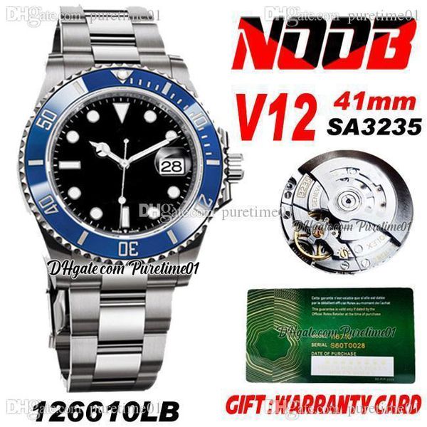 n v12 126610 sa3235 automatic mens watch 41mm blue ceramics bezel black dial 904l oystersteel bracelet super edition gift same serial warran, Slivery;brown
n v12 126610 sa3235 automatic mens watch 41mm blue ceramics bezel black dial 904l oystersteel bracelet super edition gift same serial warran, Slivery;brown