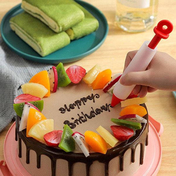 silicone writing pen cake decorating tools chocolate icing piping cream pastry nozzle set baking accessories &
silicone writing pen cake decorating tools chocolate icing piping cream pastry nozzle set baking accessories &