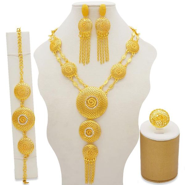 earrings & necklace fashion jewelry sets dubai gold african ethiopia bridal wedding gifts for women bracelet ring set, Silver
earrings & necklace fashion jewelry sets dubai gold african ethiopia bridal wedding gifts for women bracelet ring set, Silver