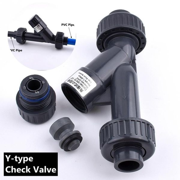 watering equipments 20-90mm upvc y-type check valve angle seat garden irrigation aquarium tank grade industrial water fittings
watering equipments 20-90mm upvc y-type check valve angle seat garden irrigation aquarium tank grade industrial water fittings