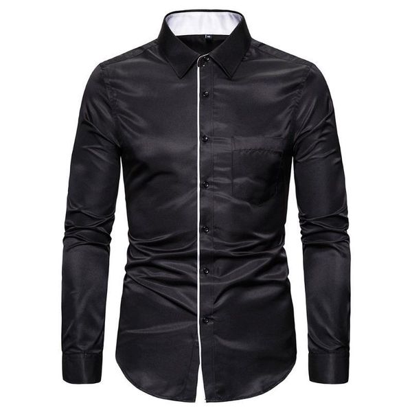 2021 mens autumn solid color shirts male long sleeve casual business shirt black white 10 colors -5xl, White;black
2021 mens autumn solid color shirts male long sleeve casual business shirt black white 10 colors -5xl, White;black