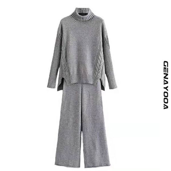 genayooa turtleneck two and pants tracksuits women's 2 piece set warm winter za women knitted suit korean 210417, White
genayooa turtleneck two and pants tracksuits women's 2 piece set warm winter za women knitted suit korean 210417, White