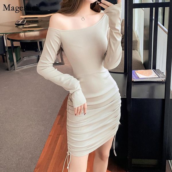 autumn dress women pleated lift hip long sleeve mini off-shoulder drawstring dresses vestidos 11903 casual, Black;gray
autumn dress women pleated lift hip long sleeve mini off-shoulder drawstring dresses vestidos 11903 casual, Black;gray