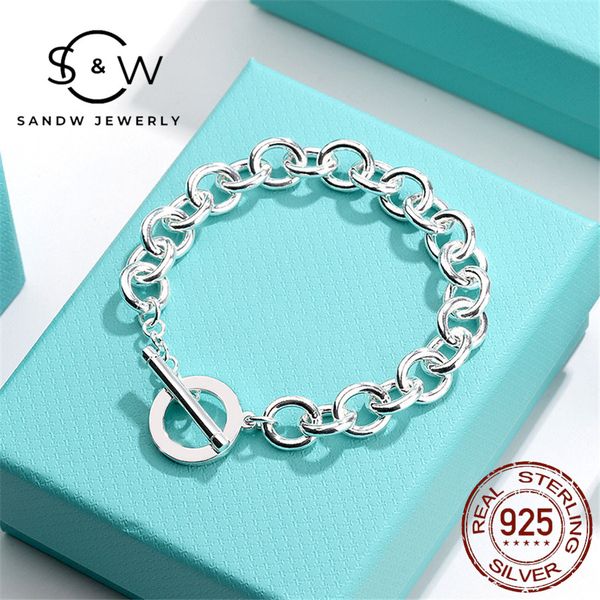 sandws925 sterling silver women jewelry pin buckle bracelet original charm classic fashion for girlfriend holiday gifts high quality, Golden;silver
sandws925 sterling silver women jewelry pin buckle bracelet original charm classic fashion for girlfriend holiday gifts high quality, Golden;silver