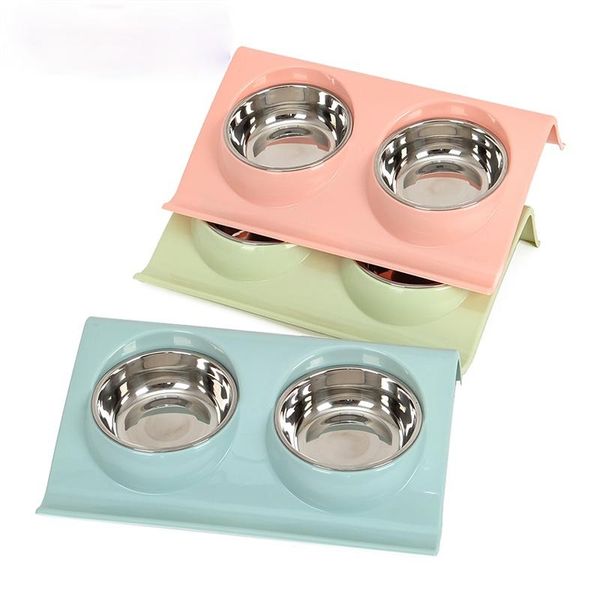 cat bowls & feeders stainless steel pet bowl slope plastic non-slip dog splash-proof feeder
cat bowls & feeders stainless steel pet bowl slope plastic non-slip dog splash-proof feeder
