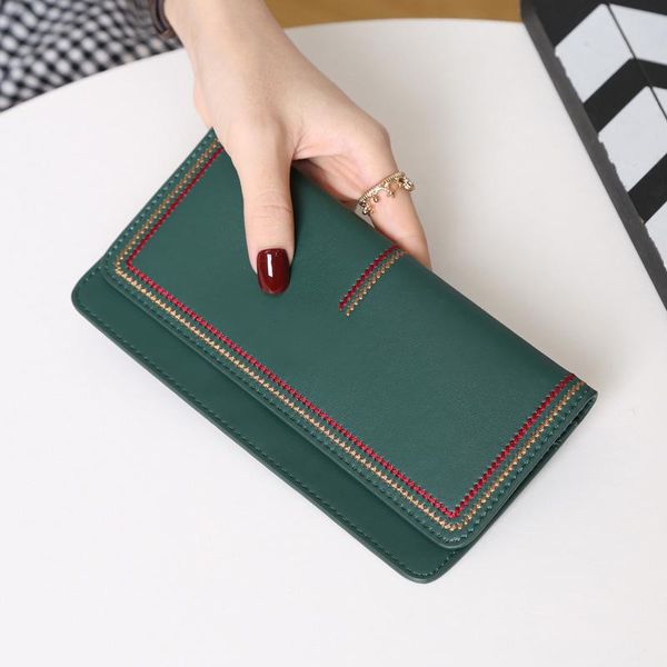 wallets 2021 women's wallet solid color zipper coin purse fashion small fragrance style short clutch card holder, Red;black
wallets 2021 women's wallet solid color zipper coin purse fashion small fragrance style short clutch card holder, Red;black