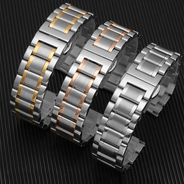watch bands universal stainless steel watchband with metal butterfly buckle 14 16 18 20 22 23mm strap black silver gold wrist belt bracelet, Black;brown
watch bands universal stainless steel watchband with metal butterfly buckle 14 16 18 20 22 23mm strap black silver gold wrist belt bracelet, Black;brown