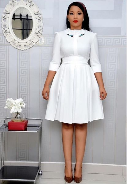 casual dresses women fashion elegant dress embroidered o neck three quarter sleeve mini office lady outfit solid female clothing 3xl, Black;gray
casual dresses women fashion elegant dress embroidered o neck three quarter sleeve mini office lady outfit solid female clothing 3xl, Black;gray