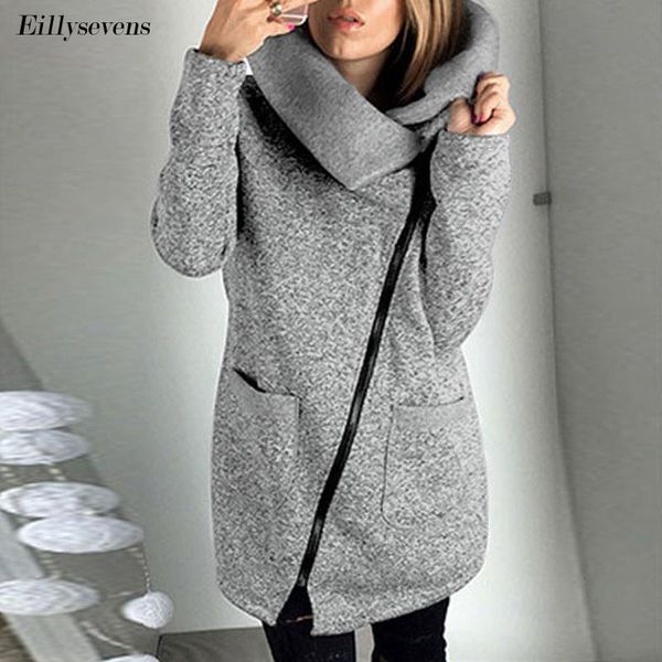 women's hoodies & sweatshirts plain women long sleeve casual autumn winter sweatshirt jackets pockets street loose side zipper, Black
women's hoodies & sweatshirts plain women long sleeve casual autumn winter sweatshirt jackets pockets street loose side zipper, Black