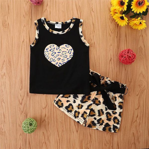 clothing sets fashion -selling children's 2021 summer girls casual love printed vest leopard print shorts two-piece suit, White
clothing sets fashion -selling children's 2021 summer girls casual love printed vest leopard print shorts two-piece suit, White