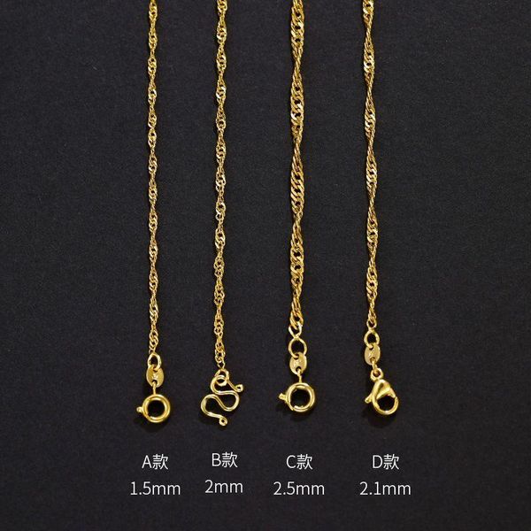 chains mxgxfam ( 40 cm 60 * 1 / 2 mm) fashion 24k gold plated water wave chain necklace for men women lead and nickel free, Silver
chains mxgxfam ( 40 cm 60 * 1 / 2 mm) fashion 24k gold plated water wave chain necklace for men women lead and nickel free, Silver