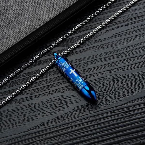 pendant necklaces personality unscrewed spanish stainless steel creative openable classic cross men's necklace, Silver
pendant necklaces personality unscrewed spanish stainless steel creative openable classic cross men's necklace, Silver