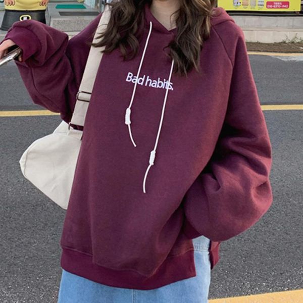 women's hoodies & sweatshirts plush thickened hoodie spring and autumn 2021 design sense of minority loose split top, Black
women's hoodies & sweatshirts plush thickened hoodie spring and autumn 2021 design sense of minority loose split top, Black