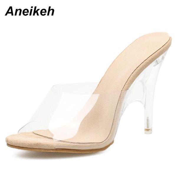 slippers aneikeh women 2021 fashion high heeled strange heels mules pvc transparent shoes clear open toe apricot plus size, Black
slippers aneikeh women 2021 fashion high heeled strange heels mules pvc transparent shoes clear open toe apricot plus size, Black
