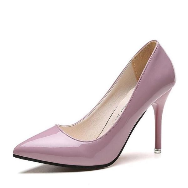 dress shoes 2021 women pointed toe pumps patent leather high heels boat wedding zapatos mujer blue wine red, Black
dress shoes 2021 women pointed toe pumps patent leather high heels boat wedding zapatos mujer blue wine red, Black