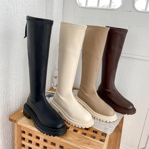 boots slim flat thigh high platform women non slip knee-high zipper shoes black brown long motorcycle
boots slim flat thigh high platform women non slip knee-high zipper shoes black brown long motorcycle