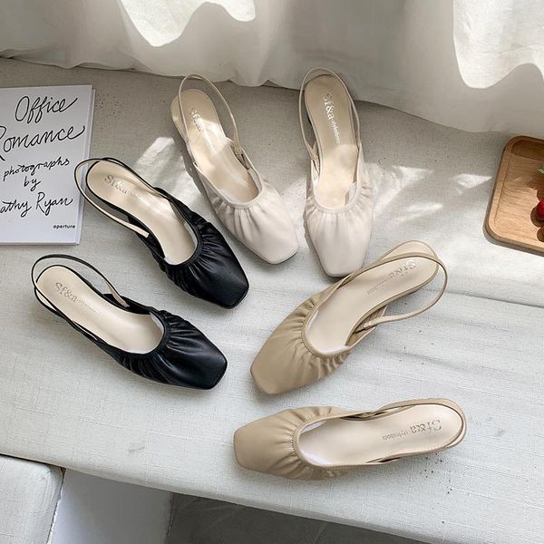 slippers low square heel cover toe female shoes casual lady med slides platform block 2021 luxury girl pu hoof heels scandals ru, Black
slippers low square heel cover toe female shoes casual lady med slides platform block 2021 luxury girl pu hoof heels scandals ru, Black