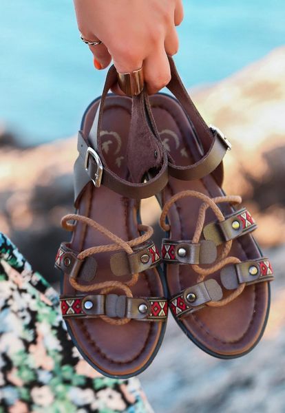 sandals jonx platinum skin, Black