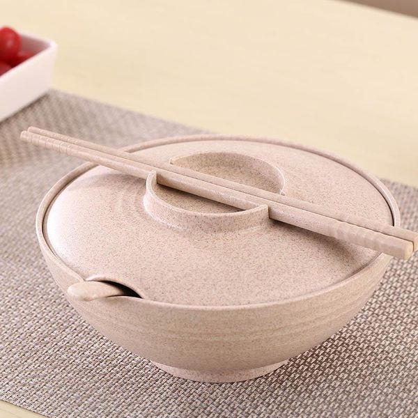 dinnerware sets wheat straw bowl salad instant noodles large soup household tableware with lid chopsticks spoon ty53
dinnerware sets wheat straw bowl salad instant noodles large soup household tableware with lid chopsticks spoon ty53