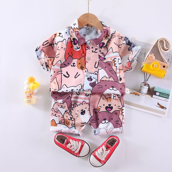 new summer children clothing sets baby boys and girls cotton cat t-shirt pants 2pcs/set toddler sports costume kids tracksuits, White
new summer children clothing sets baby boys and girls cotton cat t-shirt pants 2pcs/set toddler sports costume kids tracksuits, White