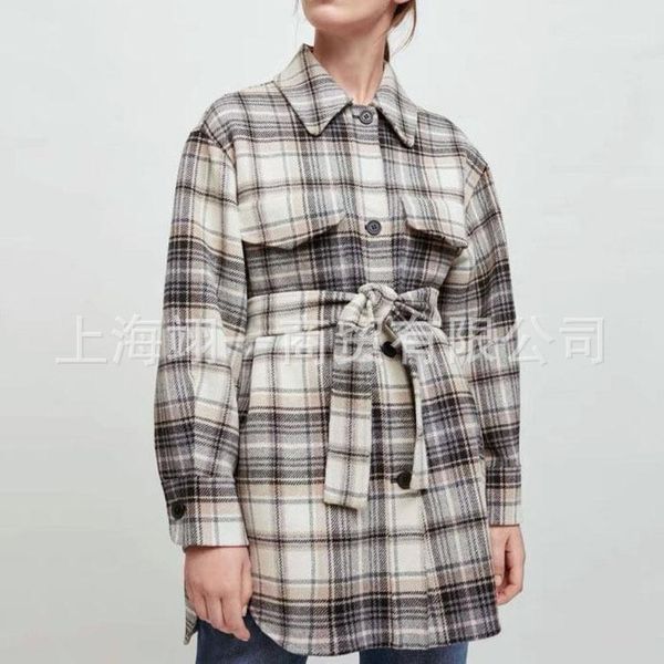 women's wool & blends 2021 early autumn mj fashion personalized contrast checked coat blended double-sided tweed yuan, Black
women's wool & blends 2021 early autumn mj fashion personalized contrast checked coat blended double-sided tweed yuan, Black