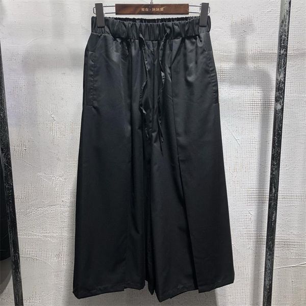 men's pants fashion men wide leg korean trend nightclub stage dress personality loose large size culottes, Black
men's pants fashion men wide leg korean trend nightclub stage dress personality loose large size culottes, Black