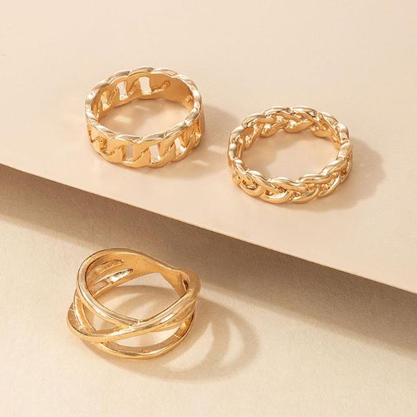 wedding rings 3 pcs/set chain shape hollow carving winding interweave ring for women party engagement finger accessories, Slivery;golden
wedding rings 3 pcs/set chain shape hollow carving winding interweave ring for women party engagement finger accessories, Slivery;golden