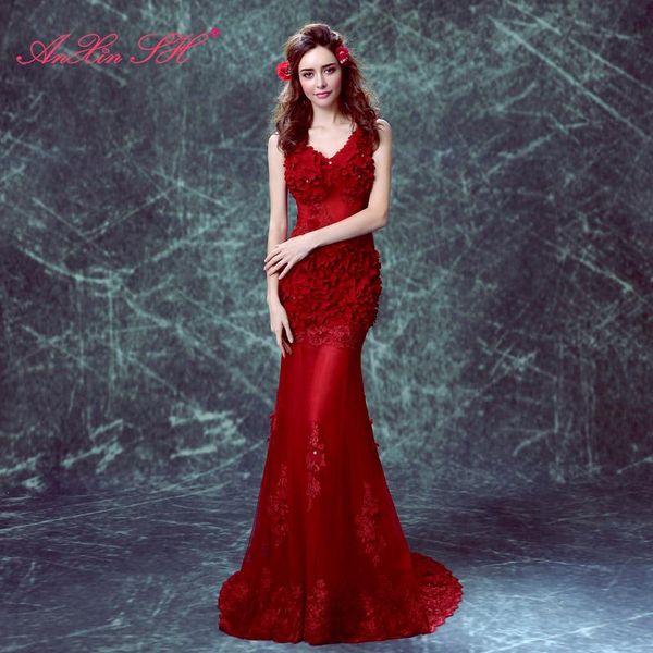 party dresses anxin sh wine red backless bride illusion flower evening dress beading fish tail pear turkey mermaid 1142, White;black
party dresses anxin sh wine red backless bride illusion flower evening dress beading fish tail pear turkey mermaid 1142, White;black