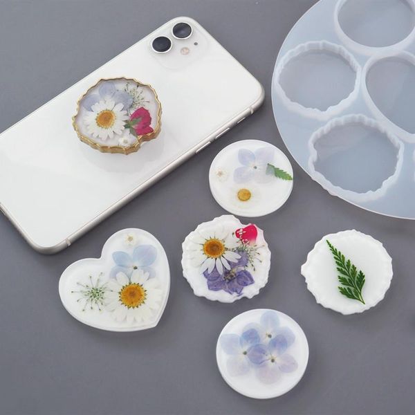 diy phone case holder resin mold irregular marble round heart cabochon silicone molds handmade universal mobile phone bracket
diy phone case holder resin mold irregular marble round heart cabochon silicone molds handmade universal mobile phone bracket