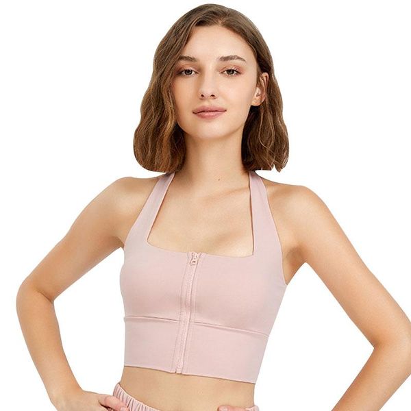 yoga outfit fashion breast sports underwear female shoulder strap hanging neck shockproof gathering sling vest bra with zipper
yoga outfit fashion breast sports underwear female shoulder strap hanging neck shockproof gathering sling vest bra with zipper